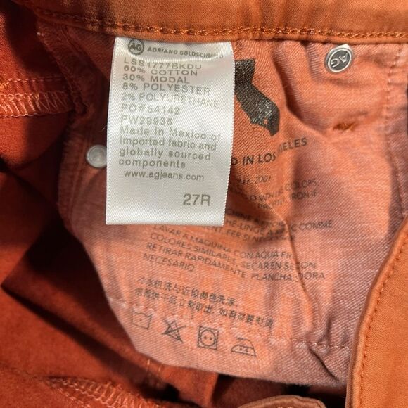 AG Adriano Goldschmied Jeans Luscious Stretch Sateen Size 27 NWT MSRP $198 - Picture 8 of 8